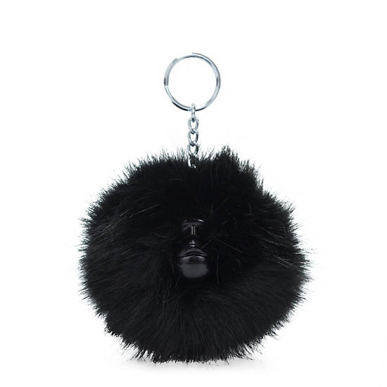 Kipling Pompom Monkey Keychain Tillbehör Svarta | SE 1259DF